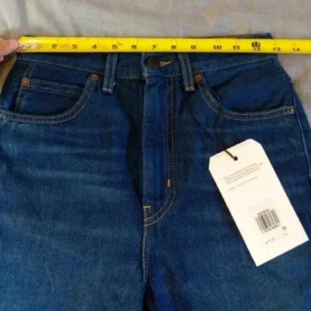 Levi's High Rise Waisted 70's Flare Denim Jeans Standing Steady Pants - Picture 4 of 8